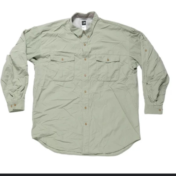 The North Face Other - The North Face Summit Series Khaki Fishing Travel Long Sleeve button up XXL